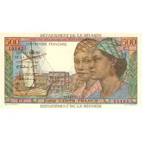 500 Francs 'Département de la Réunion'