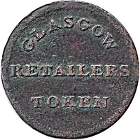 1 Farthing - Glasgow Retailers Token