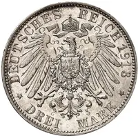 3 Mark - Frederick August III Battle of Leipzig