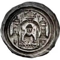 Denier Bracteate - Albert the Bear