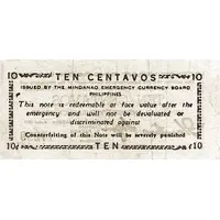 10 Centavos Doted border, series at right