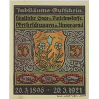 50 Pfennig Spar- und Darlehnskasse