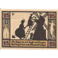 25 Pfennig Silhouette Series - Issue D