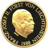 50 Franken - Franz Josef II Anniversary of Reign