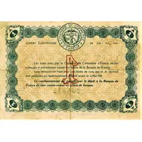 1 Franc - Chambre de Commerce d'Evreux 27