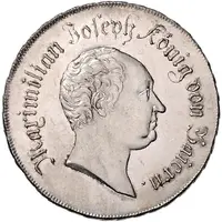 1/2 Thaler - Maximilian I Joseph Schulpreistaler