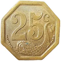 25 centimes - Société du commerce - La Rochelle [17] laiton