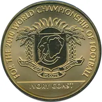 Token - For the World Championship of Football Ivory Coast