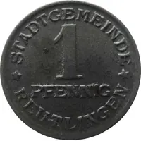 1 Pfennig - Reutlingen