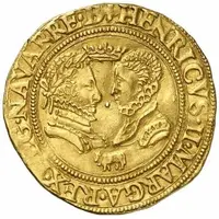 2 Gold Ducats - Henry II and Margaret of Valois