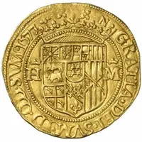 2 Gold Ducats - Henry II and Margaret of Valois