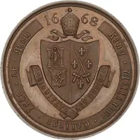 Medal King William’s College, Castletown, Bronze