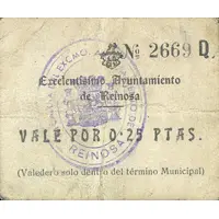 0.25 Pesetas Reinosa