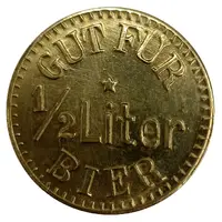 Token - ½ Liter Beer Bierbrauerei Langenthal