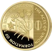 1/8 Sovereign - Charles III 225th anniversary of the creation of the United Kingdom