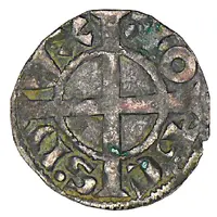 Denier with square shield - John I