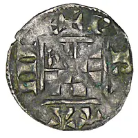 Denier with square shield - John I