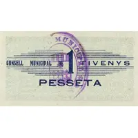 1 Peseta Tivenys