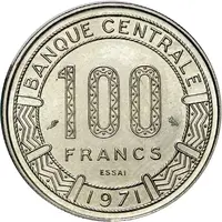 100 Francs Pattern