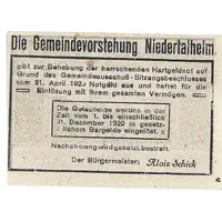 20 Heller Niedertalheim