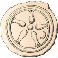 1 Sextans Wheel / Anchor, struck