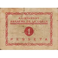 1 Peseta Barberà de la Conca
