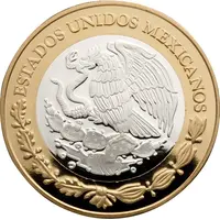 100 Pesos Counter-Stamped Republican Coin