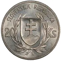 20 Korún Jozef Tiso
