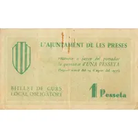 1 Peseta Les Preses