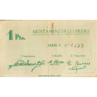1 Peseta Les Preses