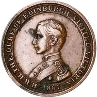 Medal - Victoria Melbourne Town Hall, bronze