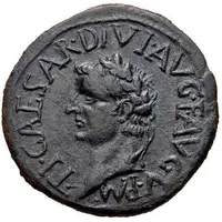 As - Tiberius C CAESAR TI N QVINQ C V I N K