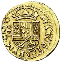 2 Escudos - Felipe V bust left