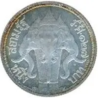 1 Baht - Rama V Pattern, `A.PATEY` right