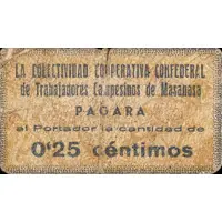 25 Céntimos Masanasa