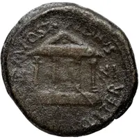 Semis - Augustus V I N K M POSTV ALBINVS II VIR QVINQ ITER