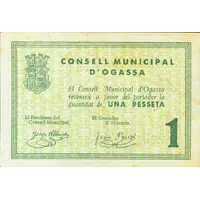 1 Peseta Ogassa