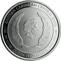 2 Dollars - Elizabeth II Peace and Justice, Colourized