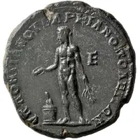 Pentassarion - Macrinus and Diadumenian YΠ ΠONTIANOY MAPKIANOΠOΛEITΩN, Marcianopolis