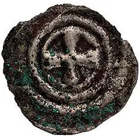 Denier Bracteate - Leszek the White Kraków mint