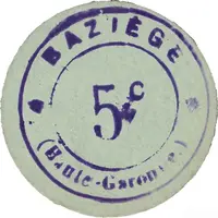 5 Centimes - Baziège 31