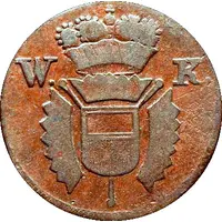 1 Pfennig - William I