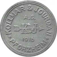 20 Pfennig - Pforzheim Kollmar and Jourdan AG