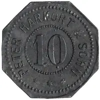 10 Pfennigs - Berlin Peter Harkort & Sohn