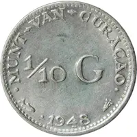1/10 Gulden - Wilhelmina
