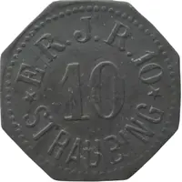 10 Pfennig - Straubing E./R.J.R.
