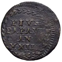 1/2 Baiocco - Pius VI
