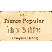 25 Céntimos Jabalquinto