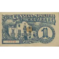 1 Peseta Cervelló