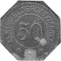 50 Pfennigs - Dresden Akt. Ges. F. Glasindustrie